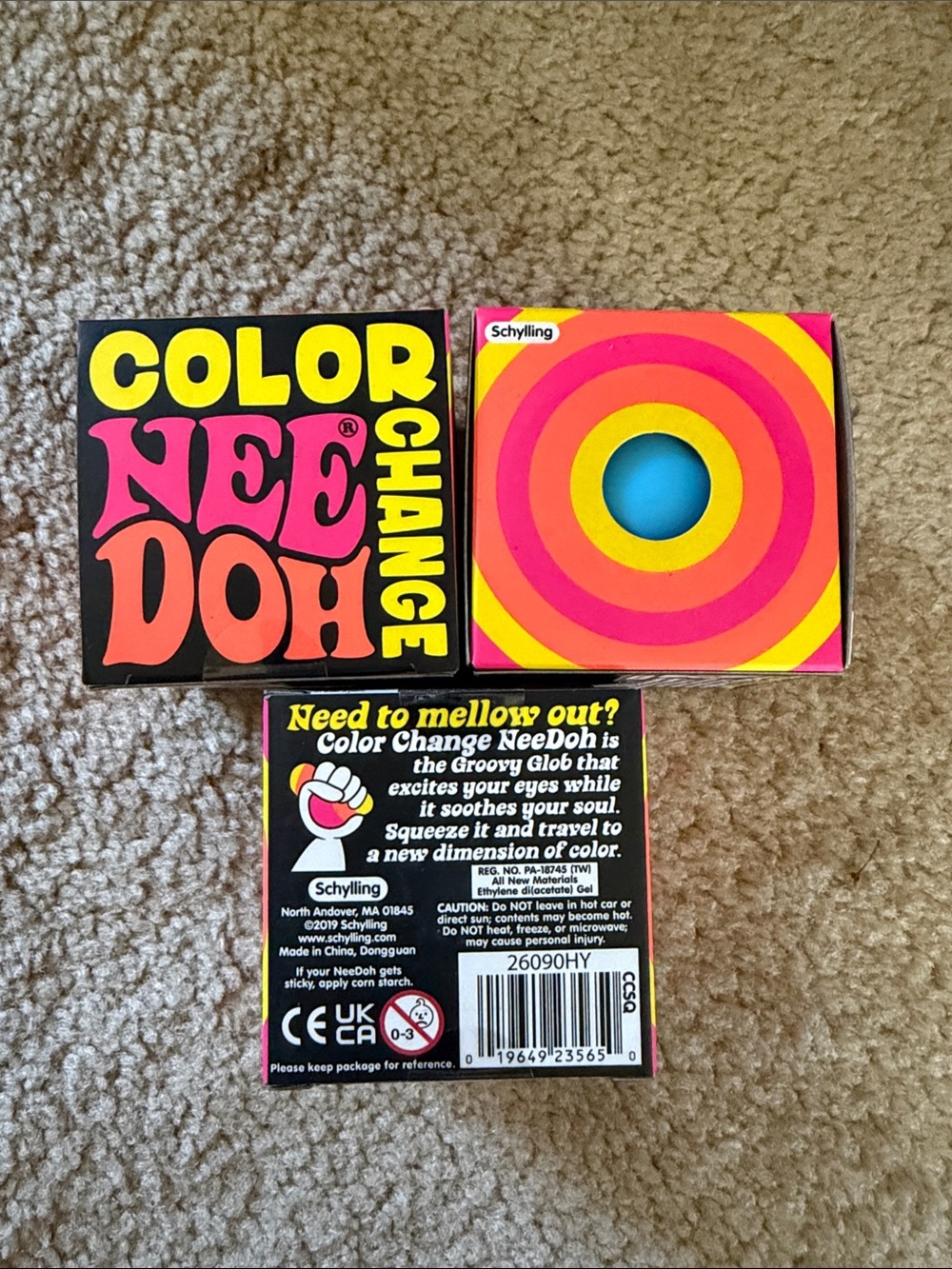 NeeDoh Color Change Squishy Fidget Toy Bundle